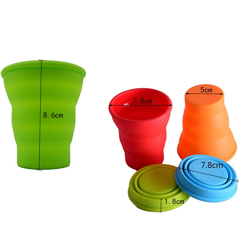 Collapsible Travel Cup Silicone Folding Camping Cup