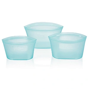 Silicone bpa free ecofriendly space saver vacuum  food storage bag