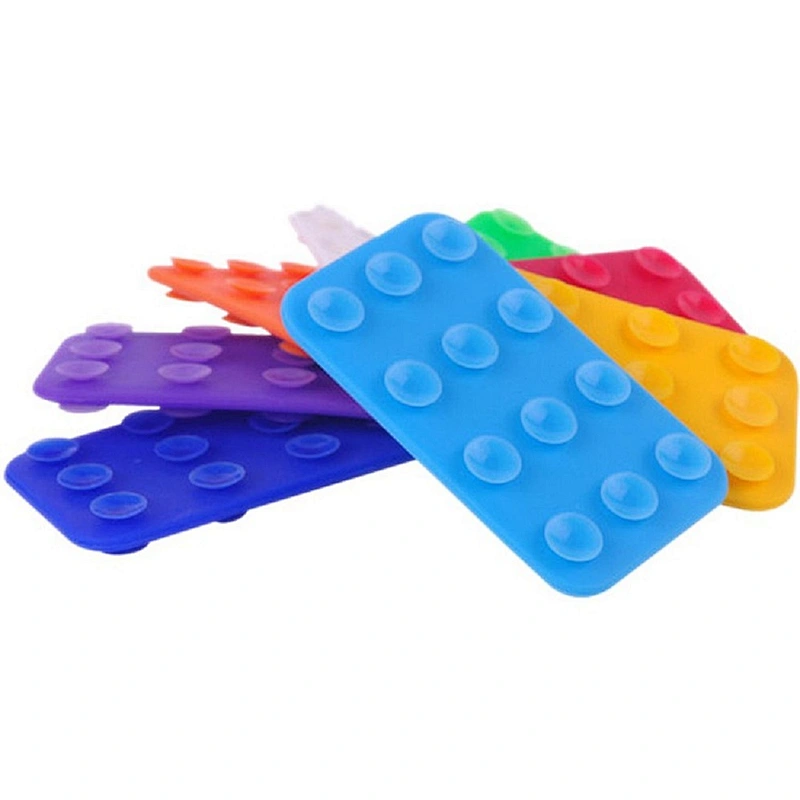 Silicone portable suction pad shelves tube mini suction cups