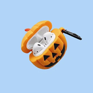 Halloween Silicone Bluthtooth Earphones Box Wireless Headphone Case for Iphone