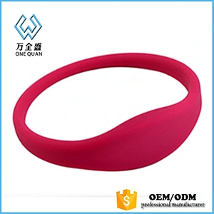 Custom silicone fashion adjustable smart watch bracelet