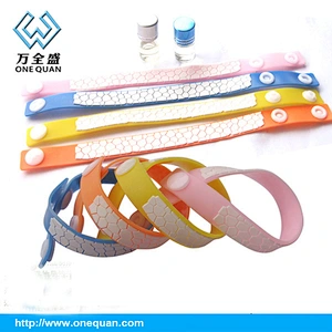 Hot sale cheap price new style mosquito repellent silicone slap bracelet