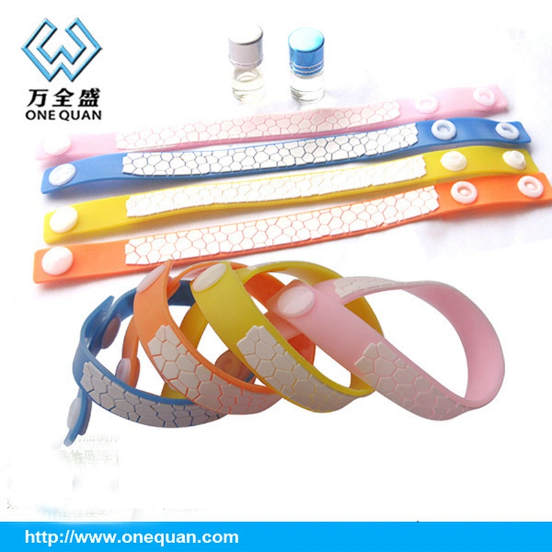 Hot sale cheap price new style mosquito repellent silicone slap bracelet