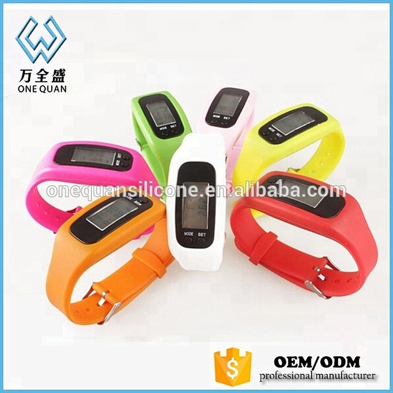 Eco-friendly Material Fashion Adjustable Waterproof Silicone Watch
