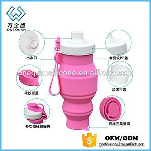 silicone water bottle collapsible for Children