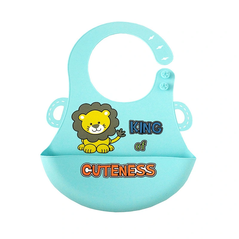 Waterproof Silicone Bib Easily Wipes Baby Bibs BabyTraingle Scarf Bib