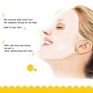 OEM 3D Reusable Facial Pink Silicone Moisturizing Face Mask
