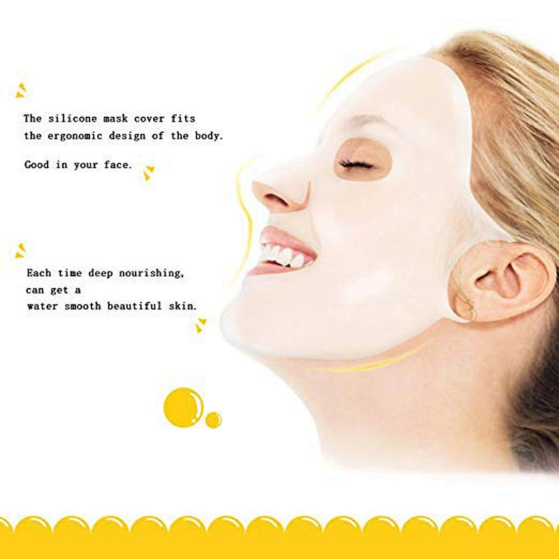 OEM 3D Reusable Facial Pink Silicone Moisturizing Face Mask