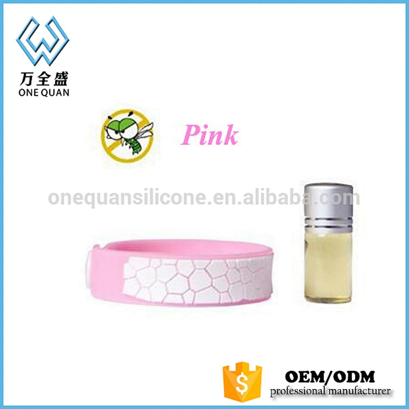 high quality 100% silicone mosquito repellent bracelet