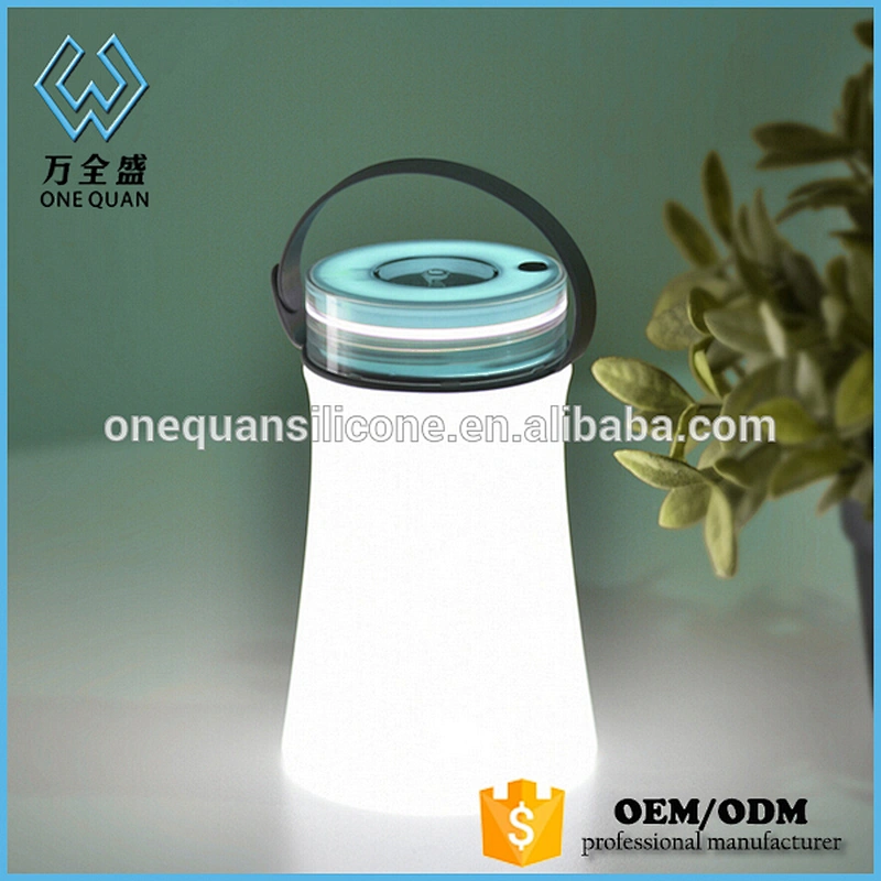 Portable Outside Waterproof Silicon Led Lamp With Compass