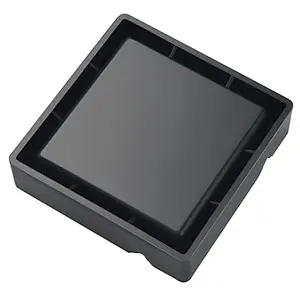 15X15 cm Groove Size 2 cm Eco Friendly Unbreak Heat Resistant Custom Logo Silicone Ashtray Cigar Ashtray Silicone