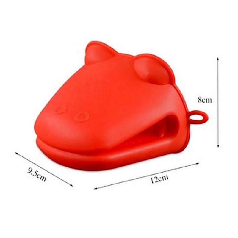 Silicone oven household rubber cooking heat resistant gloves
