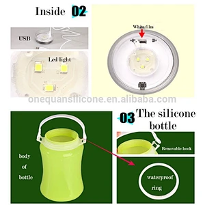 2019 new innovative products fashion wholesale silicone outdoor Nightlight