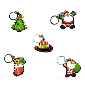 Factory wholesale 3D keychain ,wholesale souvenir custom key chain for christmas