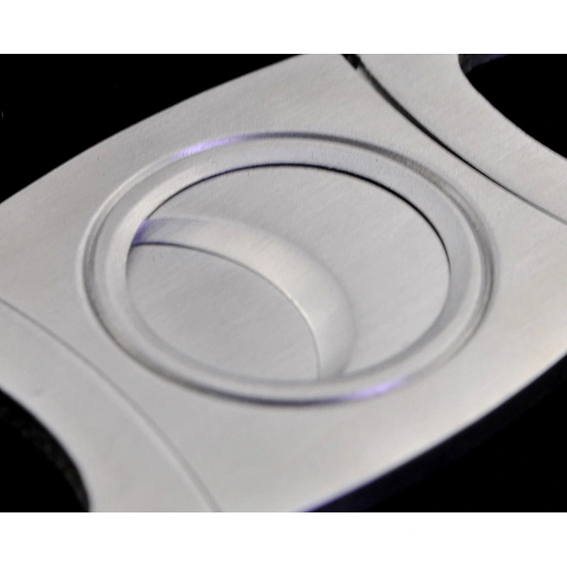 Amazon Choice Quality Importing Stainless Steel Cigar Cutter Custom Logo Guillotine Double Cut Blade Cigar Accessories