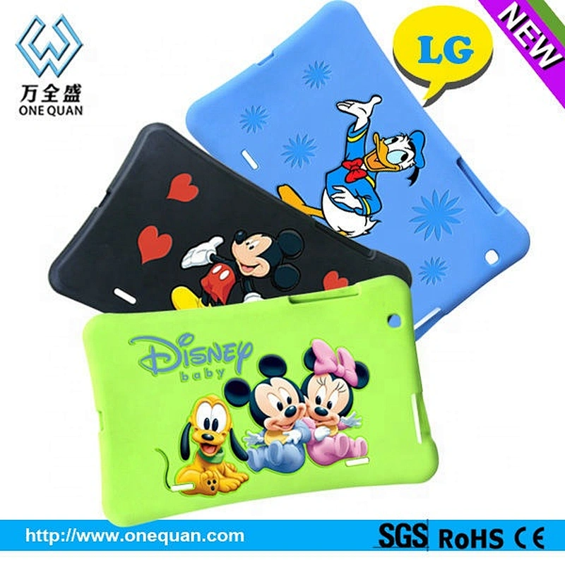 For iPad Covers Wholesale, Silicone 3D Animal Shape Case For iPad