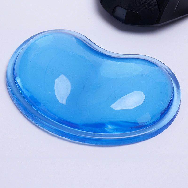 Wholesale Heart-Shaped Silicone Gel Wrist Rest Translucence Mouse Pad