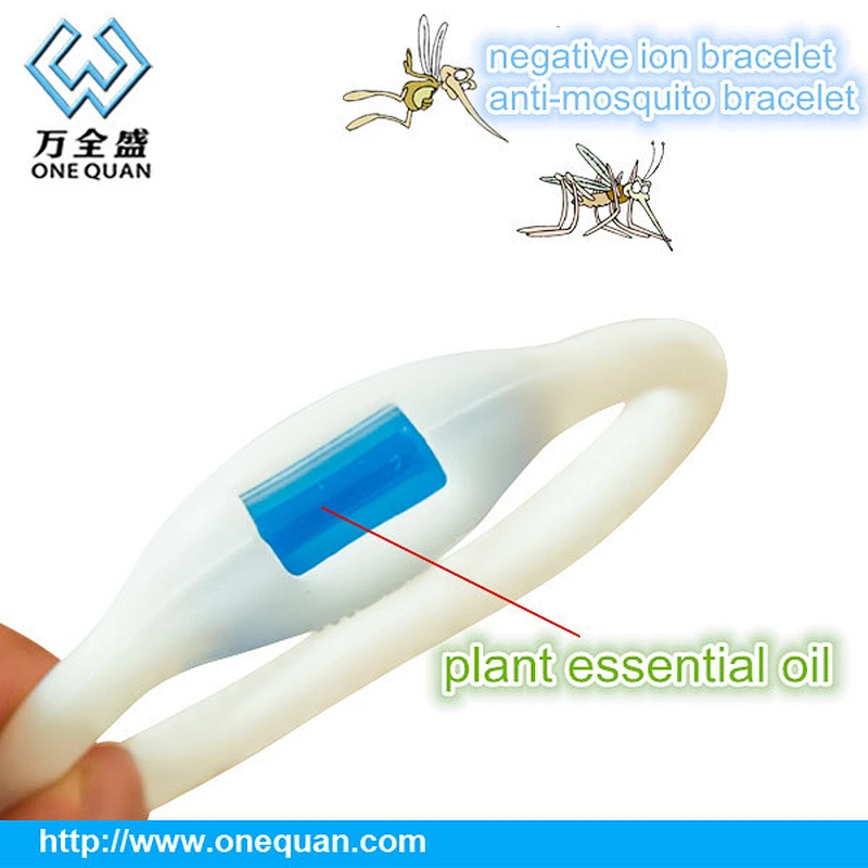 2019 Popular Wholesale Natural Silicone Mosquito Repellent Bracelet For Kids
