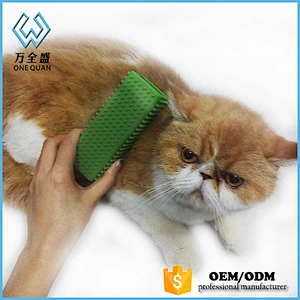 Silicone Handle Pet Shower Brush Dog Massage Brush