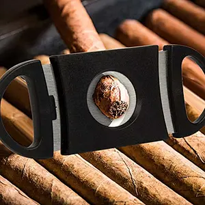 wholesale cheap custom logo stainless steel scissor scissors cigar cutter cutters customized cigar v-cutter