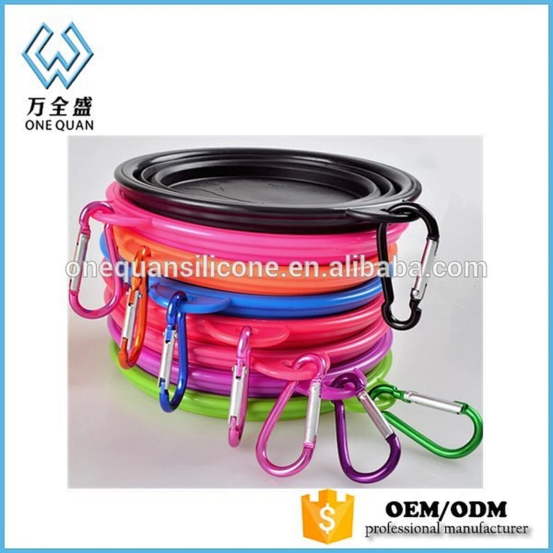 Silicone Pet Expandable / Collapsible Bowl Dog Cat Travel Feeding Food Dishes Feeder