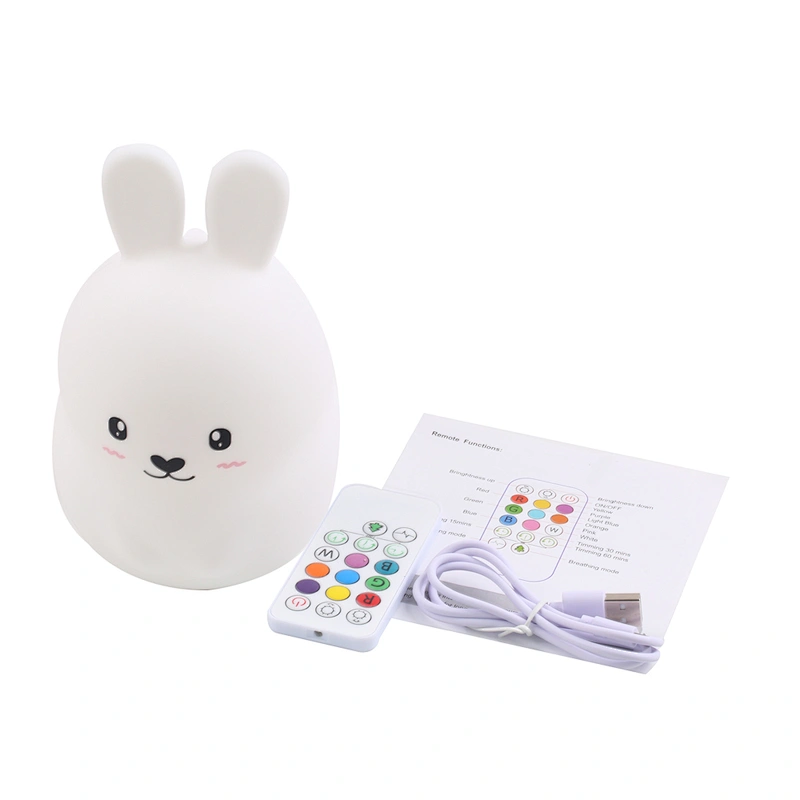 Rabbit Sensor Lamp for Children Baby Night Light with Touch Sensor