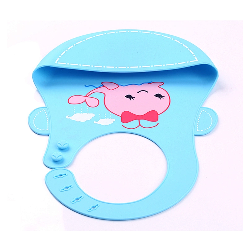 30 X21 cm Silicone High Quality Baby Bib Teething Bandana