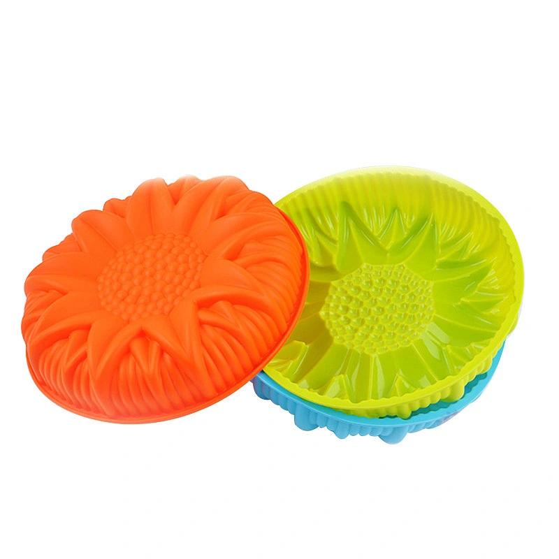 2020 New High Quality Baking Trays Cake Molds Silicone and Sunflower Forms Silicone Cake Pan Non-Stick Tray LFGB FDA