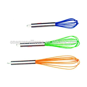 New design multi-color silicone factory price egg beater