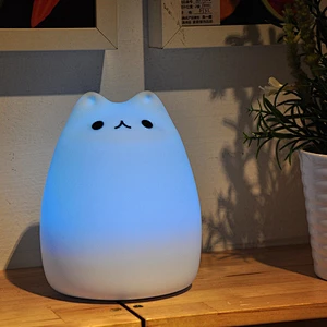 Soft Cover Kids Silicone Toy Night Light LED Night Light Lamp Colorful Lighting