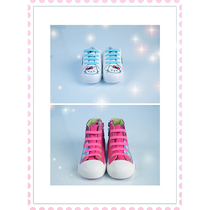 2019 Hot Sale Colorful no tie Outdoor Sports Children Silicone Shoelace