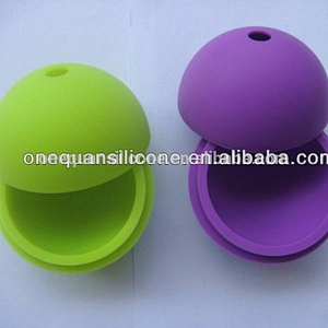 Cutstom logo clear fruit tray ice cream ball maker mould