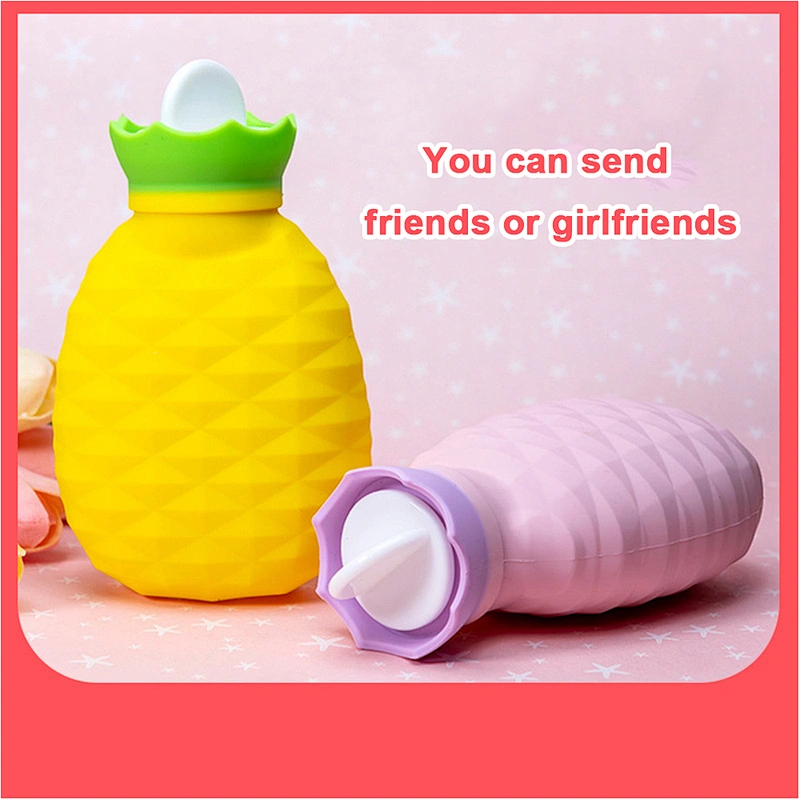 Hot Water Bottle, Environmental Silicone Heating (Freezing) Water Bag for Pain Relief, Perfect Gift for Birthday