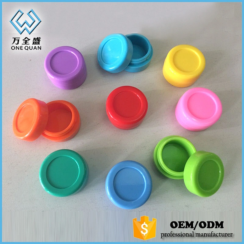 silicone jars  customized  wax oil container
