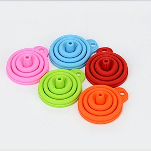 Collapsible dropping funnel silicone silicone funnel silicone funnel set