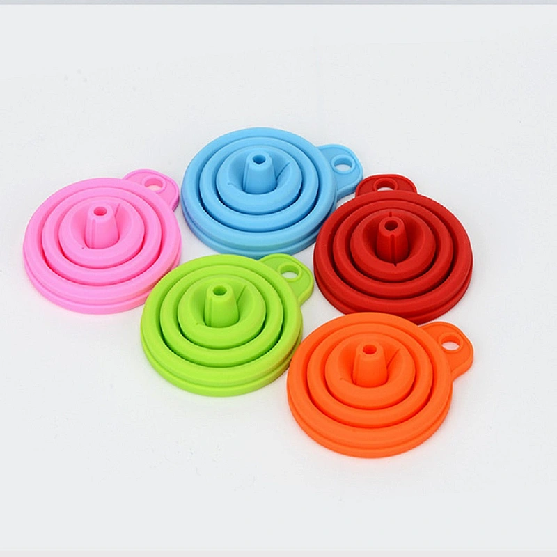Collapsible dropping funnel silicone silicone funnel silicone funnel set
