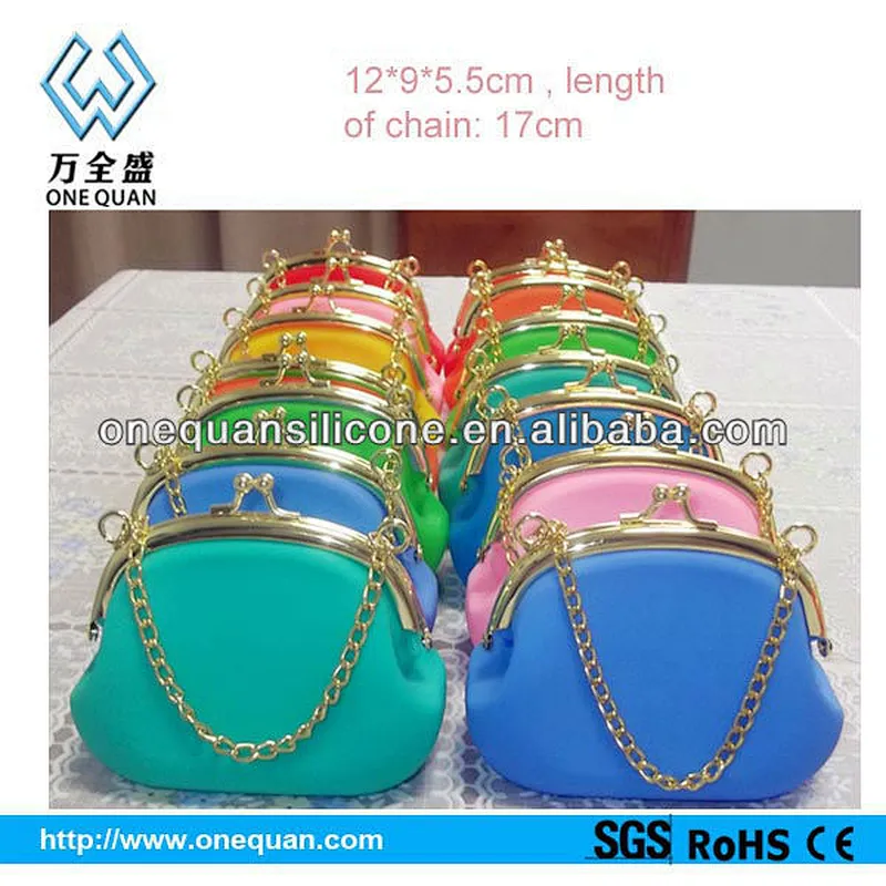 Prevail lady fashion silicone shopping handbag