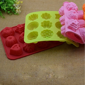 Flower Shaped Silicone Mold For Making Ice Cream Jelly Pudding Dessert