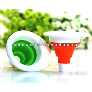 flexible oil filter funnel,silicone funnel drain,collapsible oil funnel