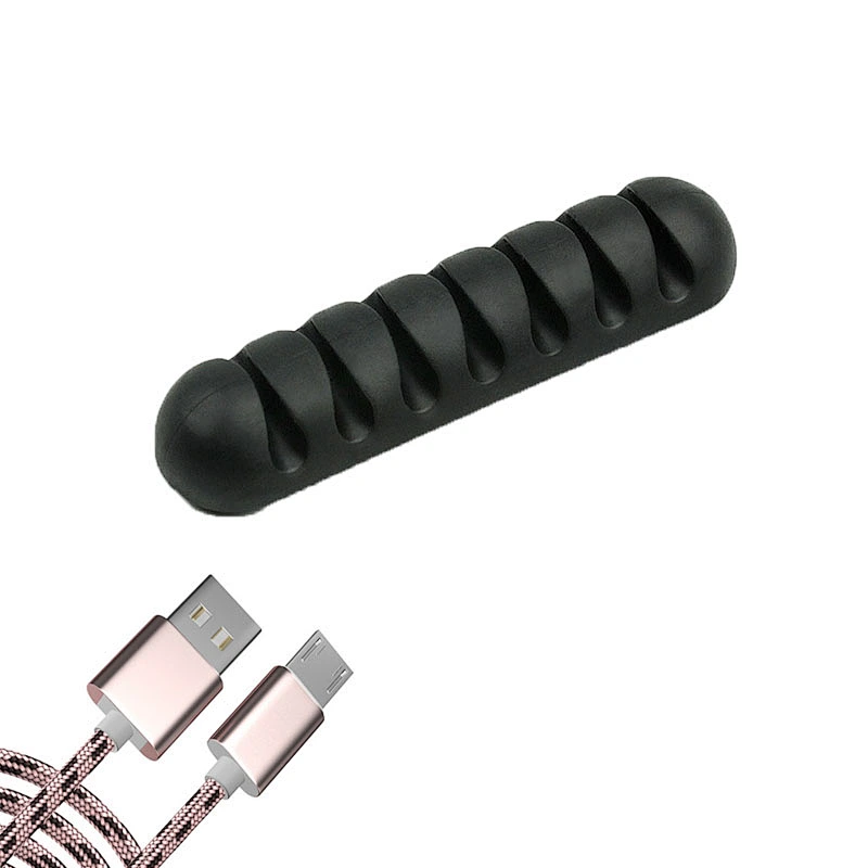Adhesive Silicone Cable Holders Desk Wire Management Clips Wire Holder