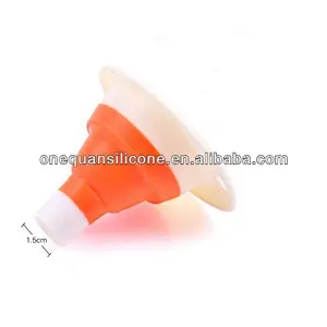 Custom FDA silicone funnel collapsible silicone funnel silicone rubber funnel