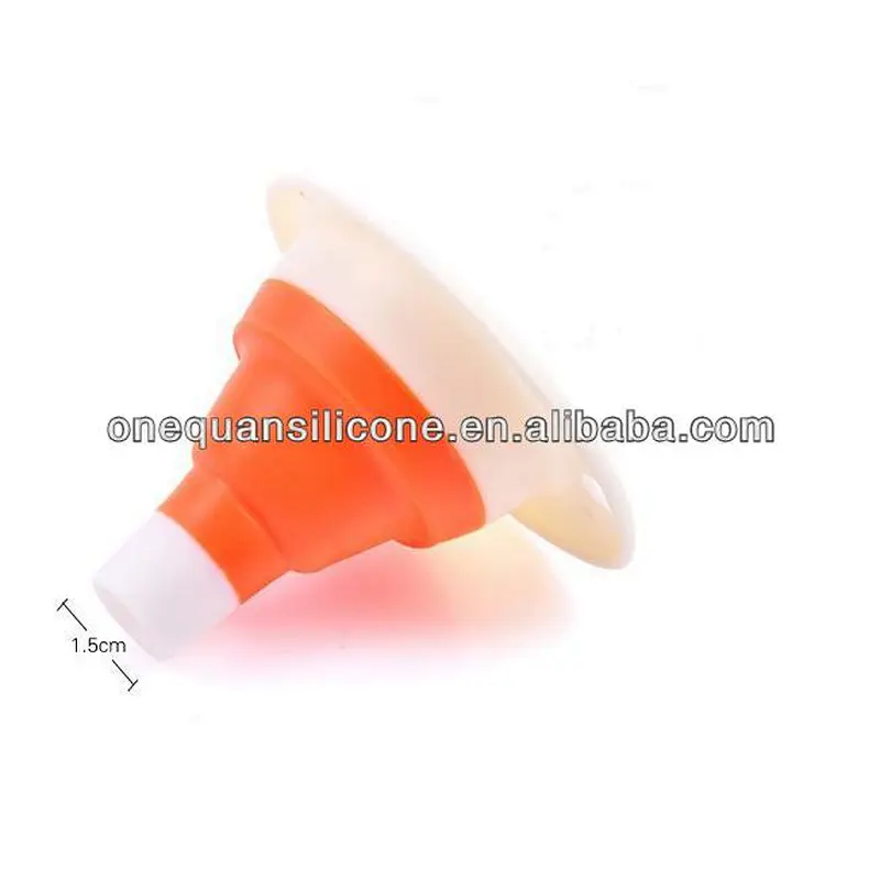 Custom FDA silicone funnel collapsible silicone funnel silicone rubber funnel