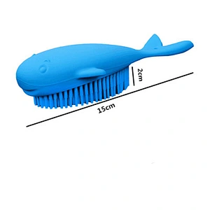Dolphin shape Massage Brush Bath/multiple baby hair brush/best face brush cleanser