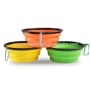 Extra Large Size Collapsible Dog Bowl, Food Grade Silicone BPA Free
