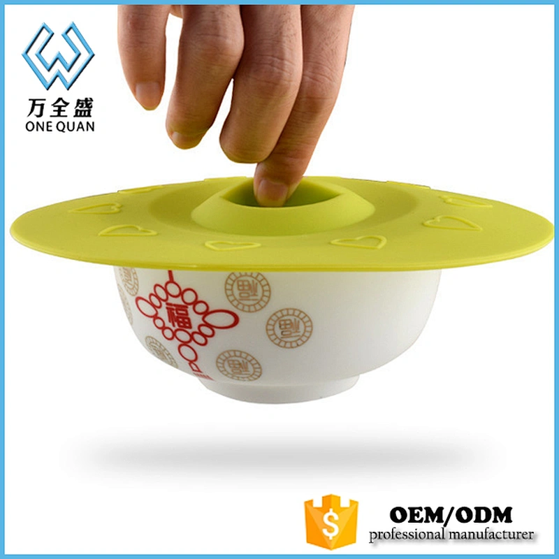Food Bowl Pan Covers Seal Storage Suction Pot Silicone Lid