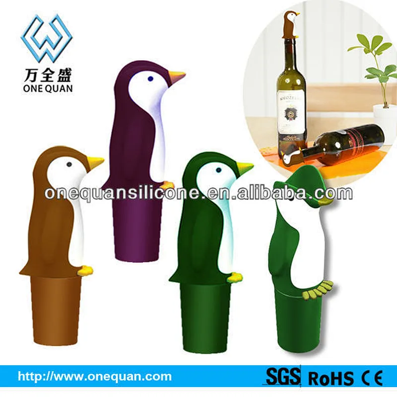 High Quality Silicone Reusable Wine Bottle Stopper For Wine