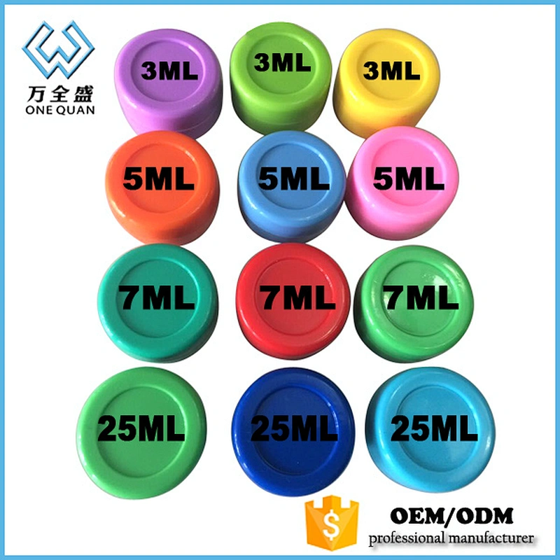 customer design silicone container for wax oil