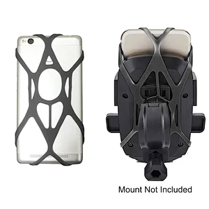 10.6X6 cm Silicone Elastic Rubber Slap Phone Band Cell Phone Holder