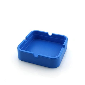 Custom Logo Silicone Ashtray with  4 Cigars and Cigarettes Dual-use  Ashtray