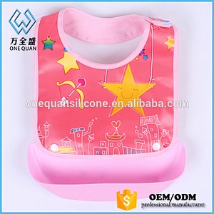 Wholesale Price PEVA Waterproof Bib for Baby